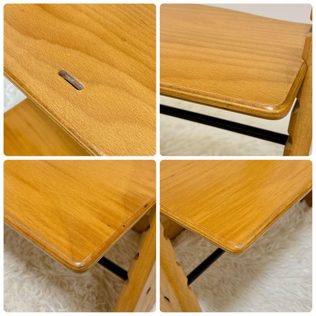 廃盤カラー♡ストッケトリップトラップ 木製　キッズハイチェア