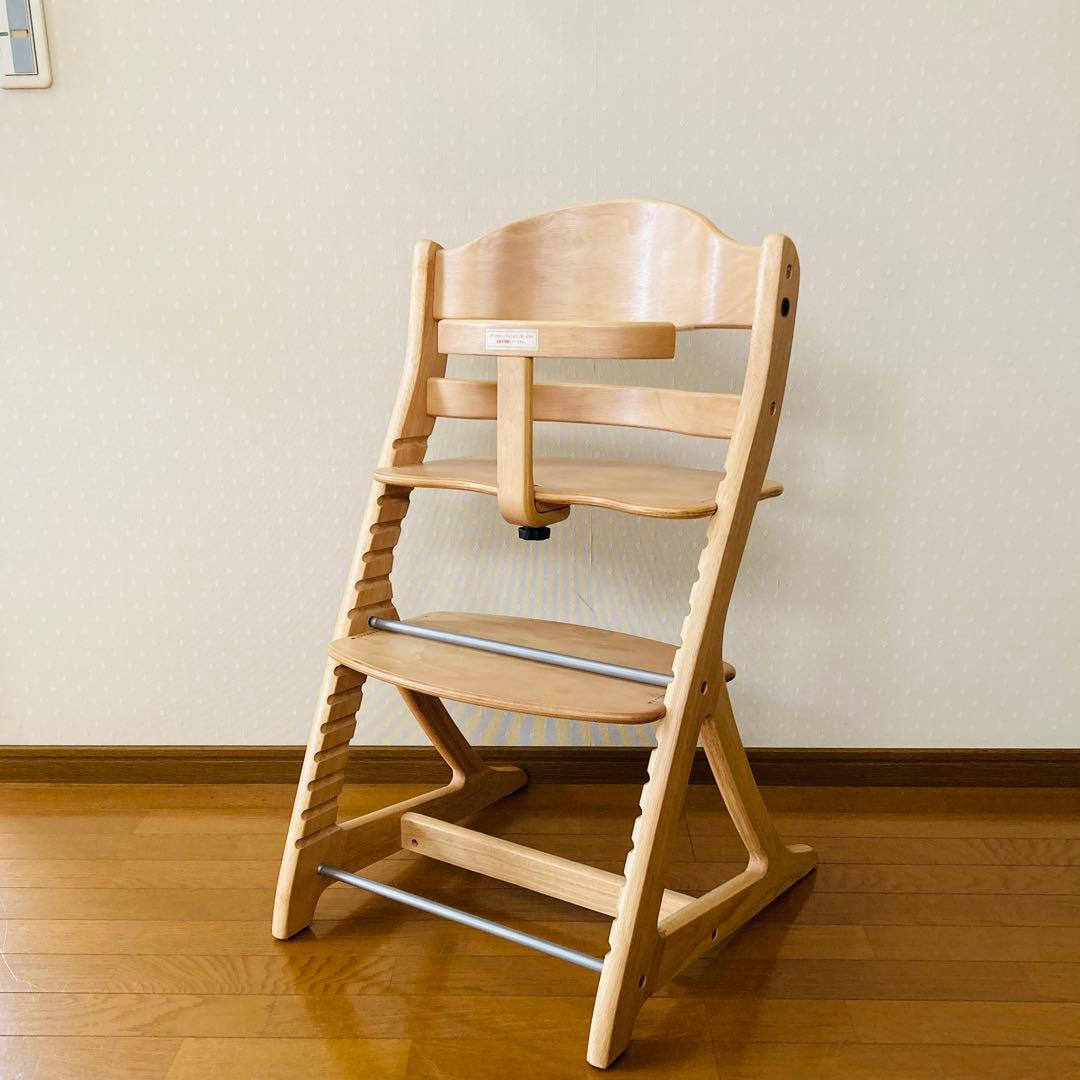 【美品】大和屋 すくすくチェアプラス yamatoya ナチュラル