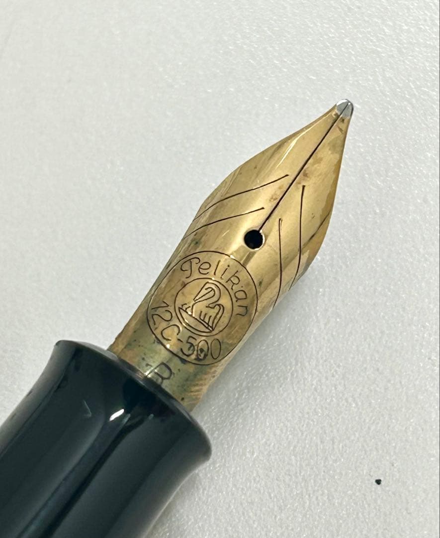 Pelikan ペリカン 12C-500 万年筆 Bペン先 12k ジャンク品