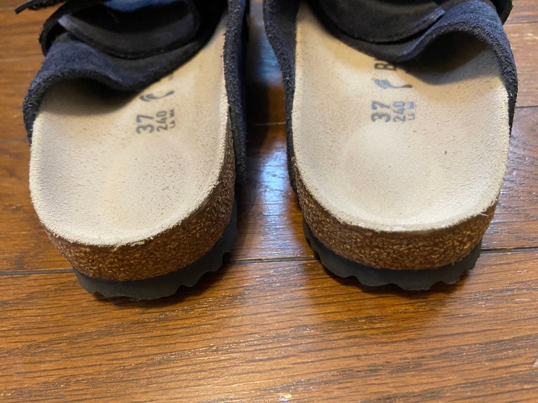 【11/16までSALE】BIRKENSTOCKダークブルーサンダル37