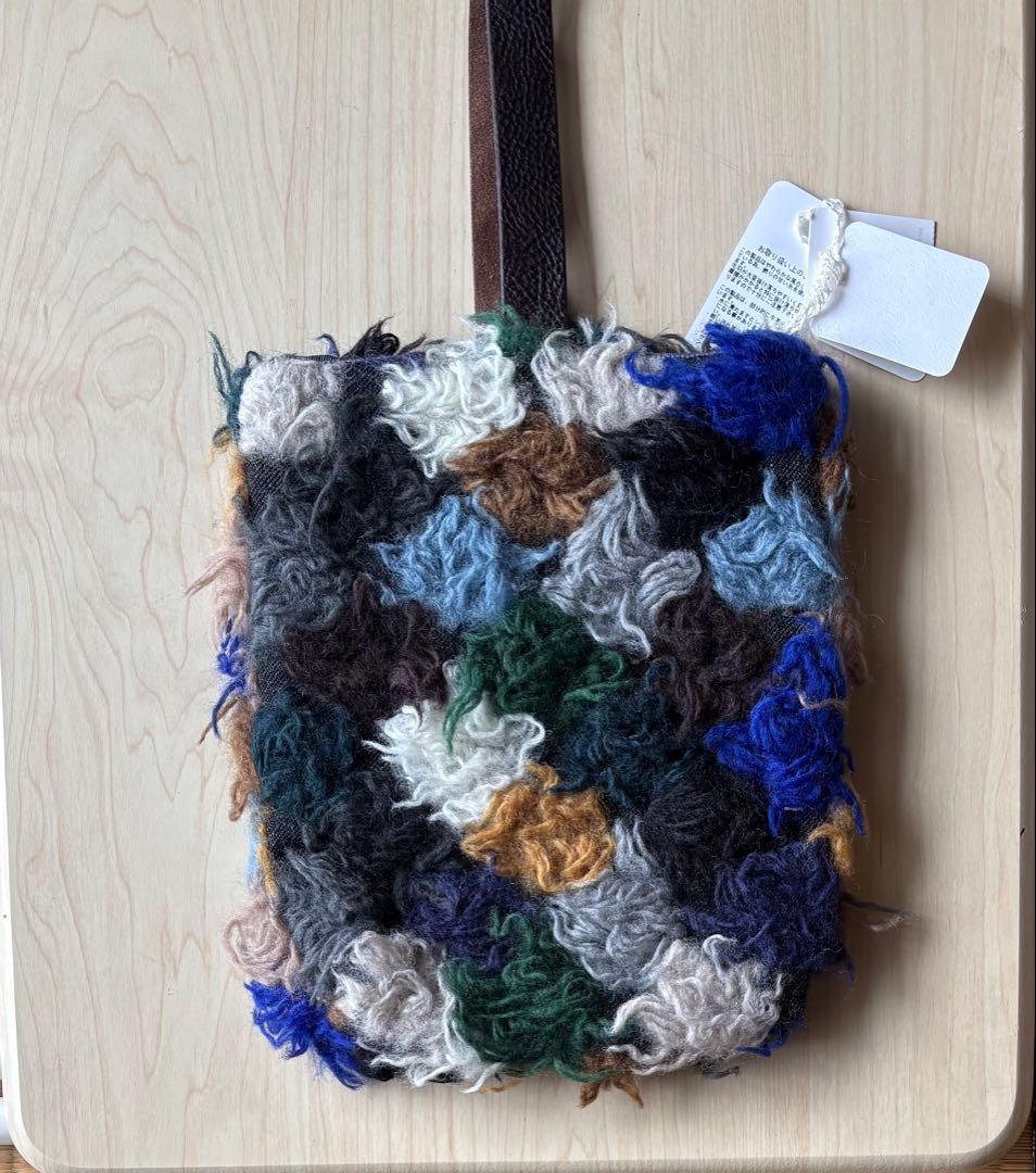 ミナペルホネン　[pot-au-feu puist bag］(ブルーミックス)