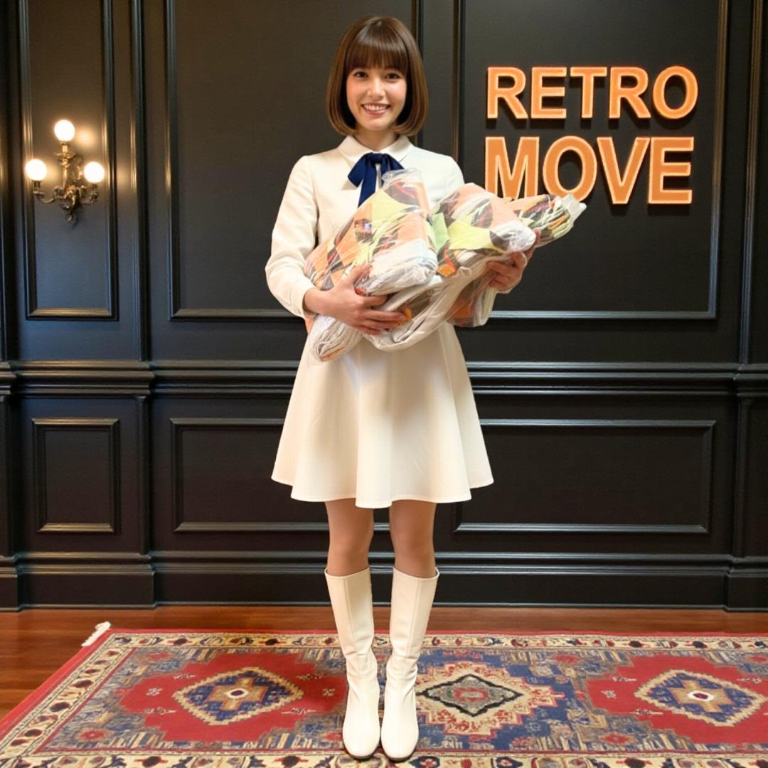 ミッドセンチュリー レトロ 昭和 ドレープカーテン×3組でお得な割引価格