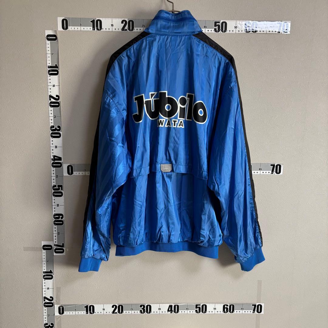 青黒 PUMA プーマ ヤマハ ジュビロ磐JUBILO ナイロンジャケット ML