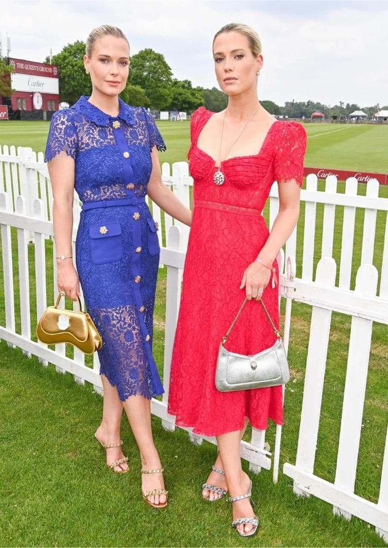 コ*マ様 セルフポートレイト ワンピース ローズレース ボタン ブルー UK8