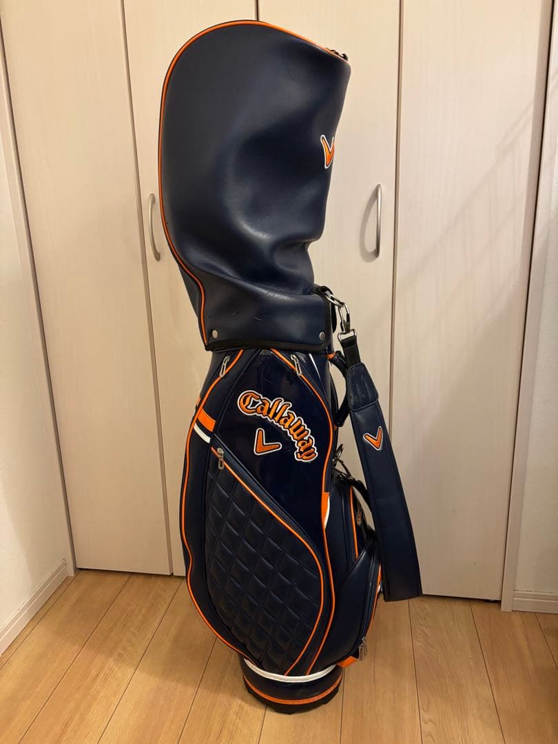 Callaway　キャディーバッグ　ネイビー/オレンジ