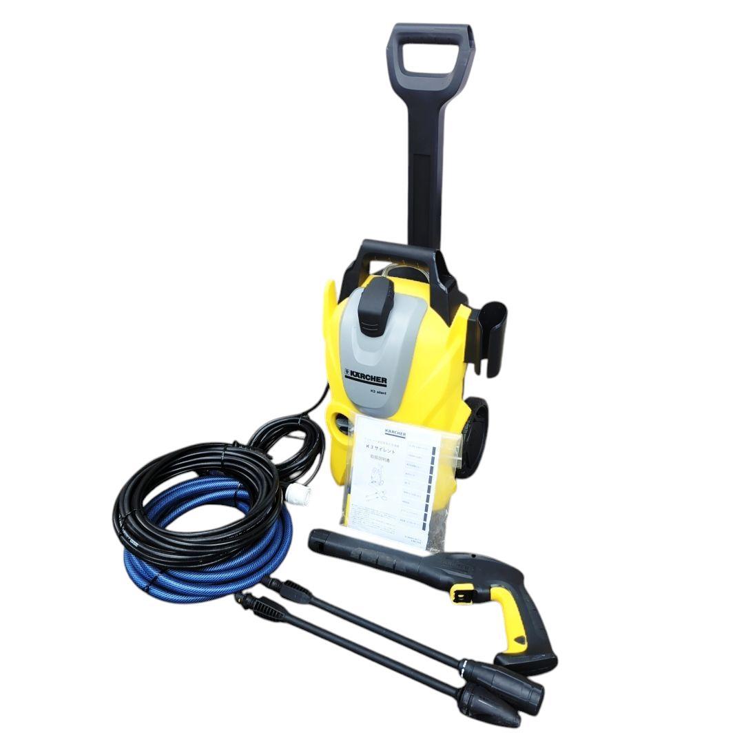 【美品】送料無料 KARCHER K3 サイレント 家庭用高圧洗浄機 50Hz