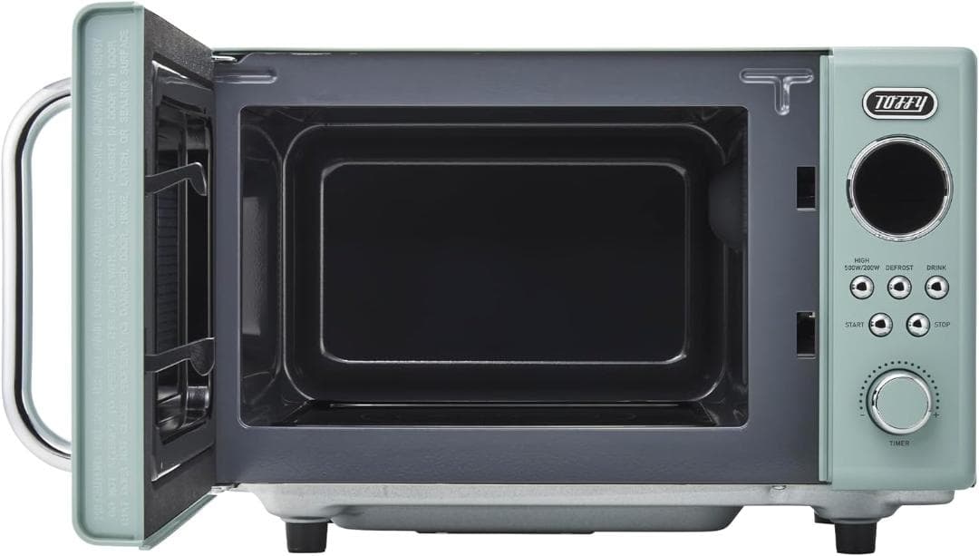 【Toffy/トフィー】 電子レンジ K-DR3 コンパクト 16L フラット