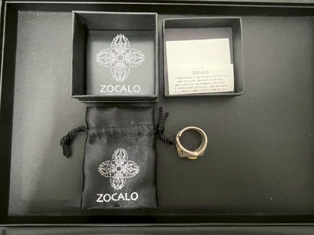 ZOCALO 三角形の目のシルバーリング
