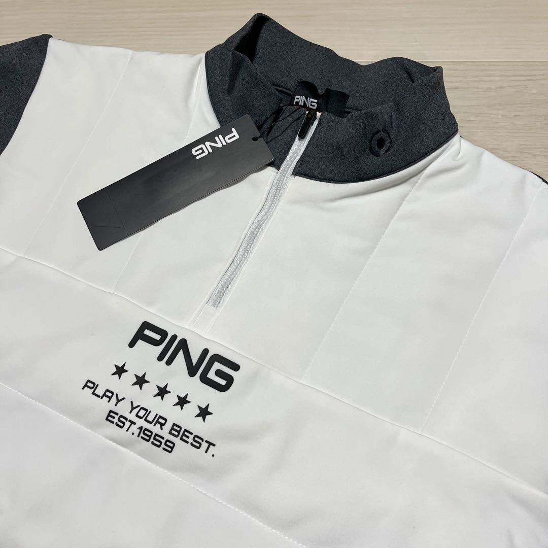 ピン PING 中綿 ハイネック エアーフレイク ゴルフ シャツ 冬