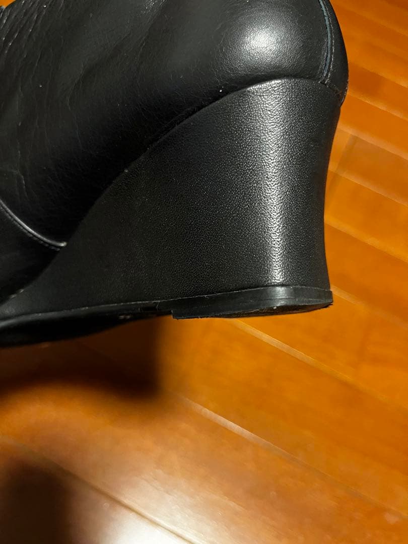 リミフゥ LIMI feu レザーショートブーツ 靴ブーティー