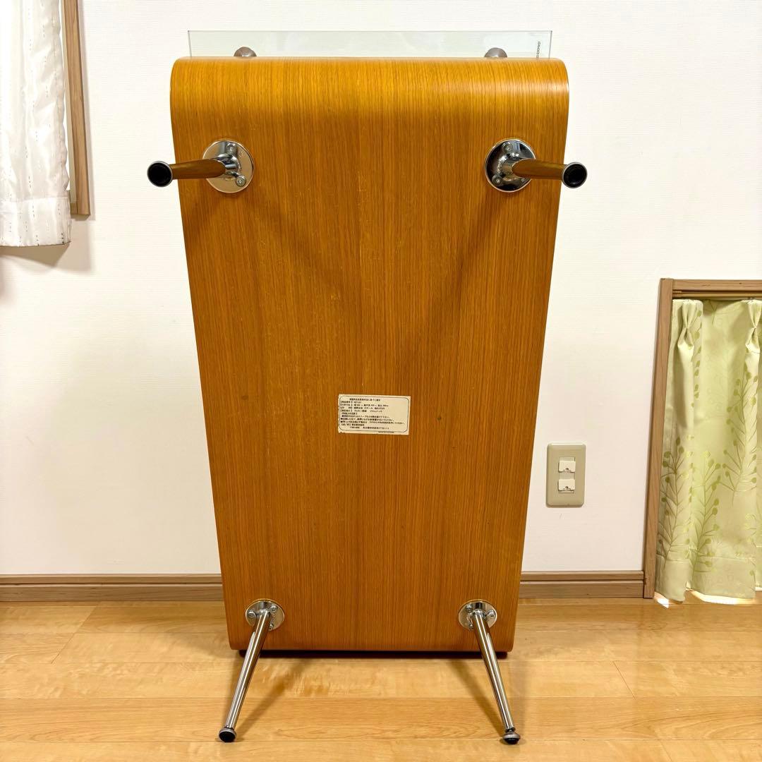 スペースエイジ ミッドセンチュリー 曲げ木 プライウッド ガラステーブル