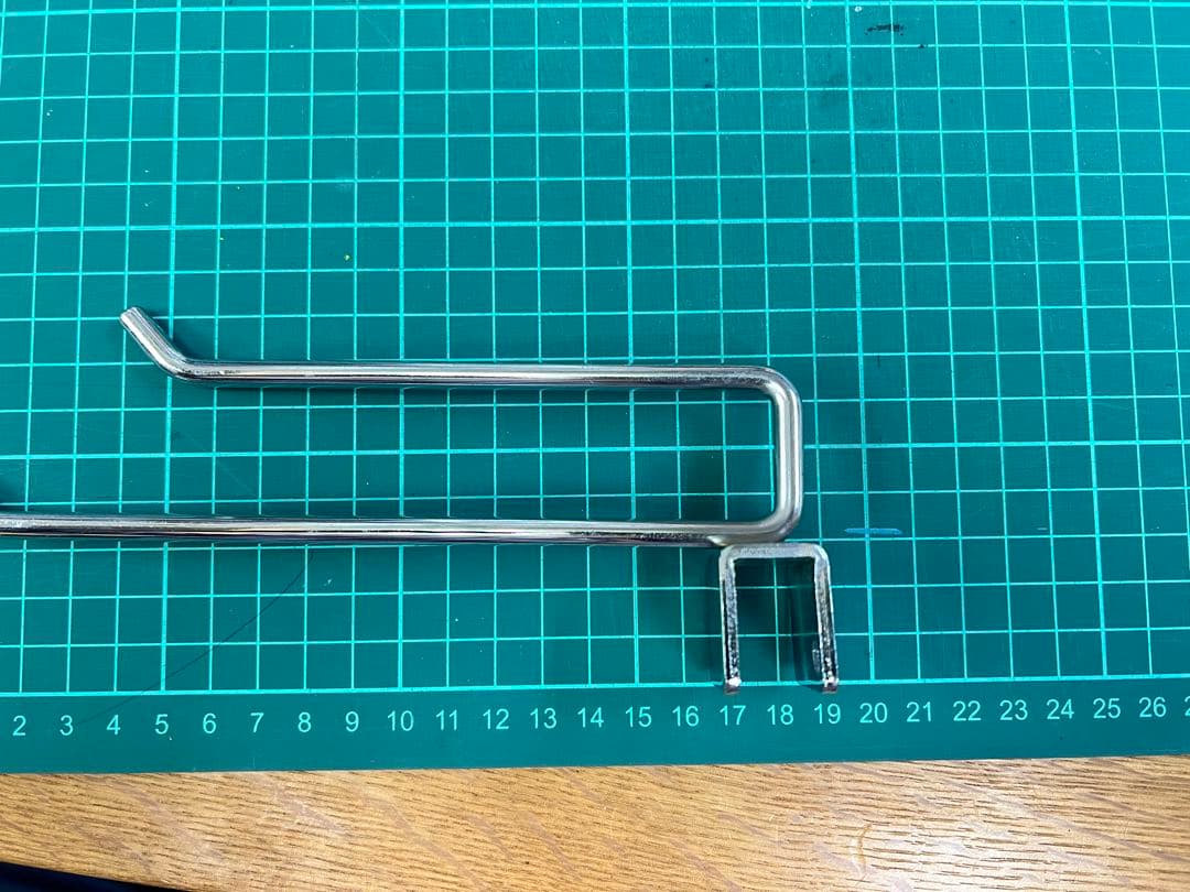 角バー用2段フックL15cm 50本／箱