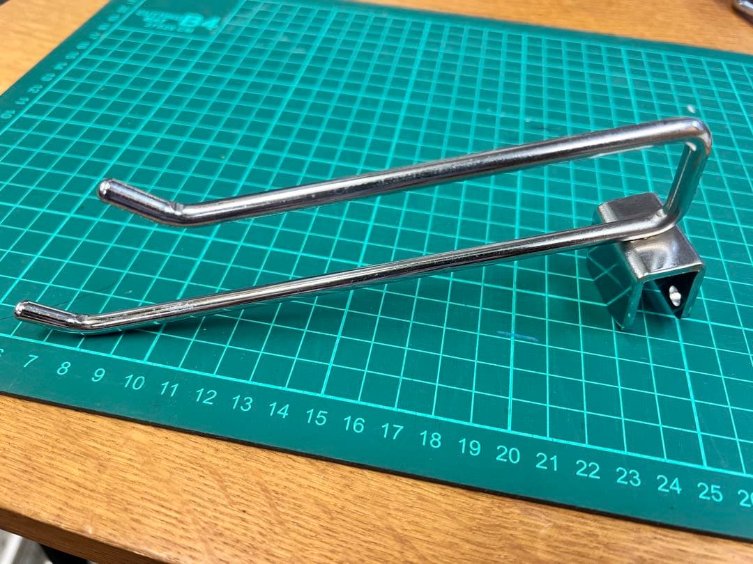 角バー用2段フックL15cm 50本／箱