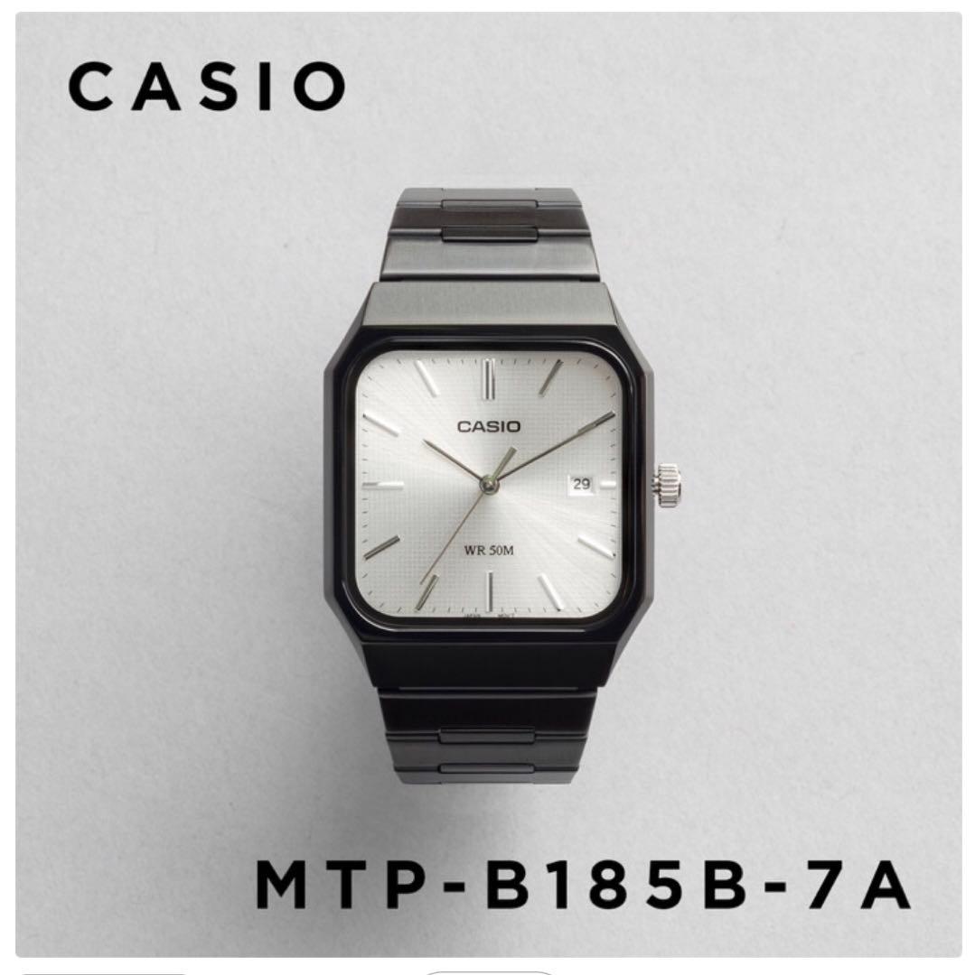 【最安値】新品未使用 CASIO MTP-B185B-7A 保証書付き