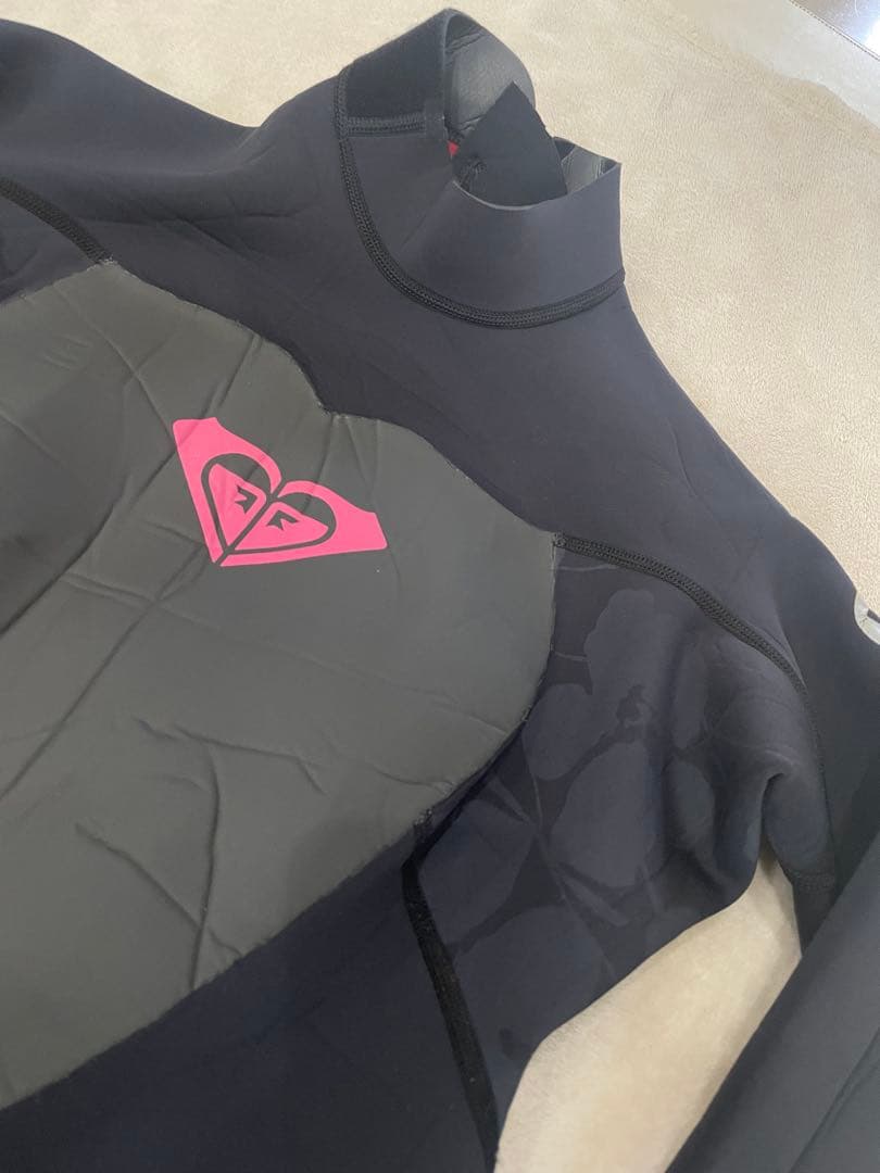 ロキシー ウエットスーツ　フルスーツ ブラック ピンク