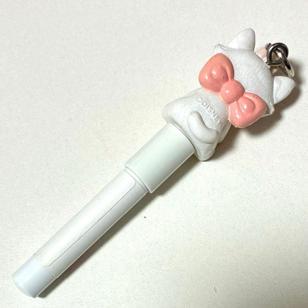 可愛い猫デザイン ボールペン ストラップ付き　The aristocats レア