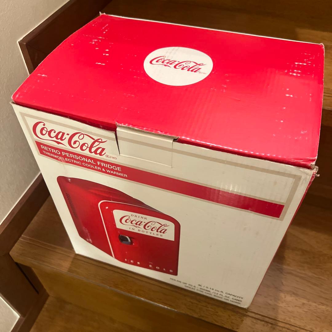 中古品 コカ・コーラ ポータブル ミニ 冷蔵庫