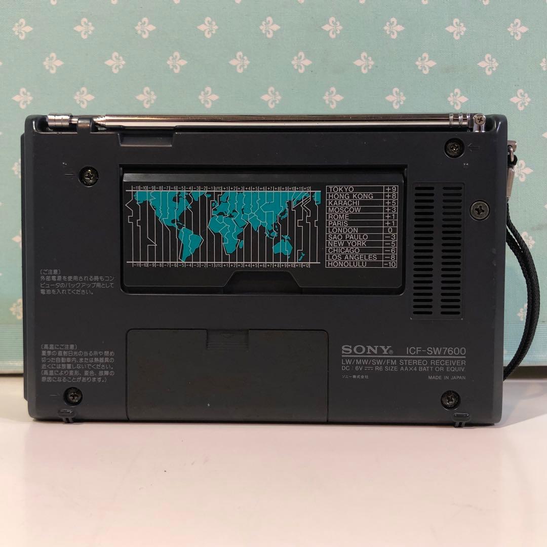 Sony BCLラジオ ICF-SW7600 ワールドバンドレシーバー 通電OK