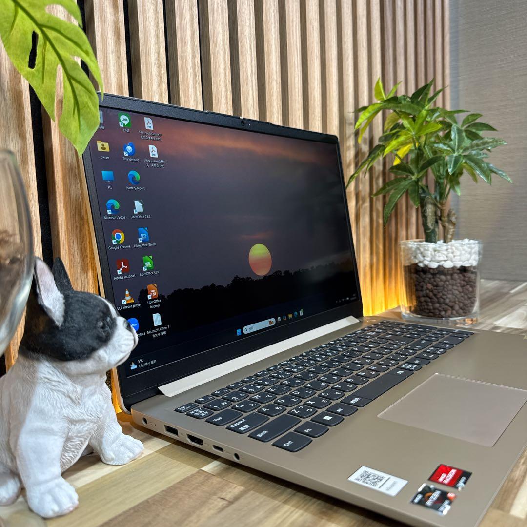 美品 最新2023年モデル‼️IdeaPad☘Ryzen5☘FHD☘ノートパソコン