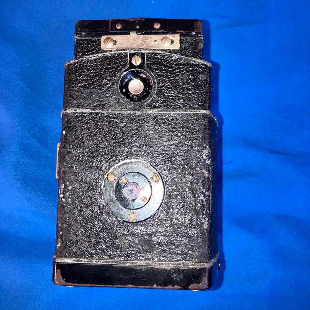 週末特価！イコフレックス二眼レフカメラ(コーヒー缶)