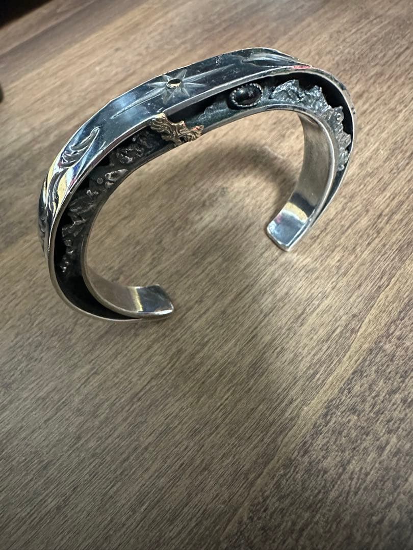 ビッグハンド特注両面3Dバングル