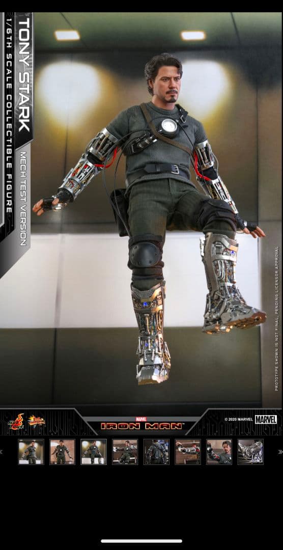 ホットトイズ ムービーマスターピースアイアンマントニースターク メカテスト/2