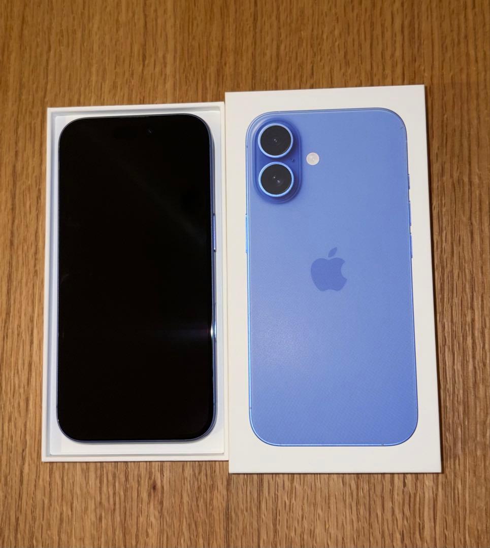 iPhone16 128GB ウルトラマリン 箱・付属品あり バッテリー94%