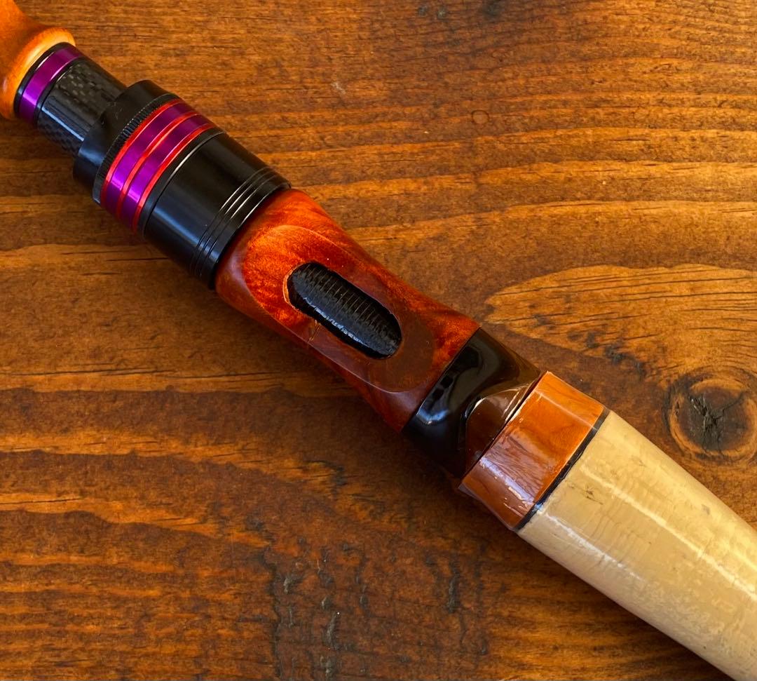 4ft11inch トラウトロッド　ベイトロッド　テレスコロッド　ウッドグリップ