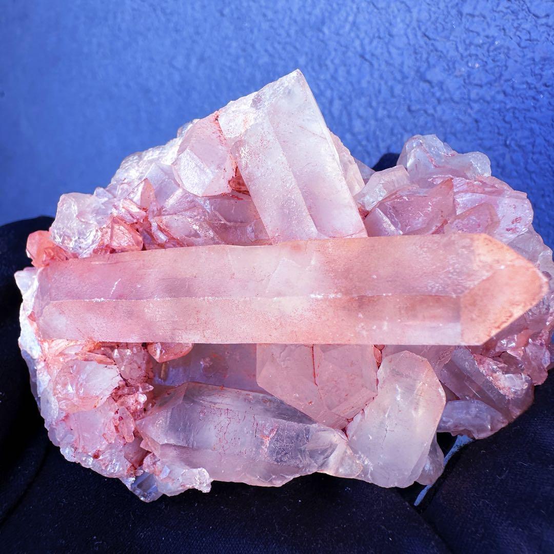 爆レア❗️浄化❗️超綺麗♡超強いパワー ピンク ヒマラヤ クラスター天然石A1442