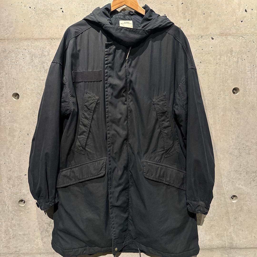 visvim PATTERSON OVERCOAT navy・泥染・size1