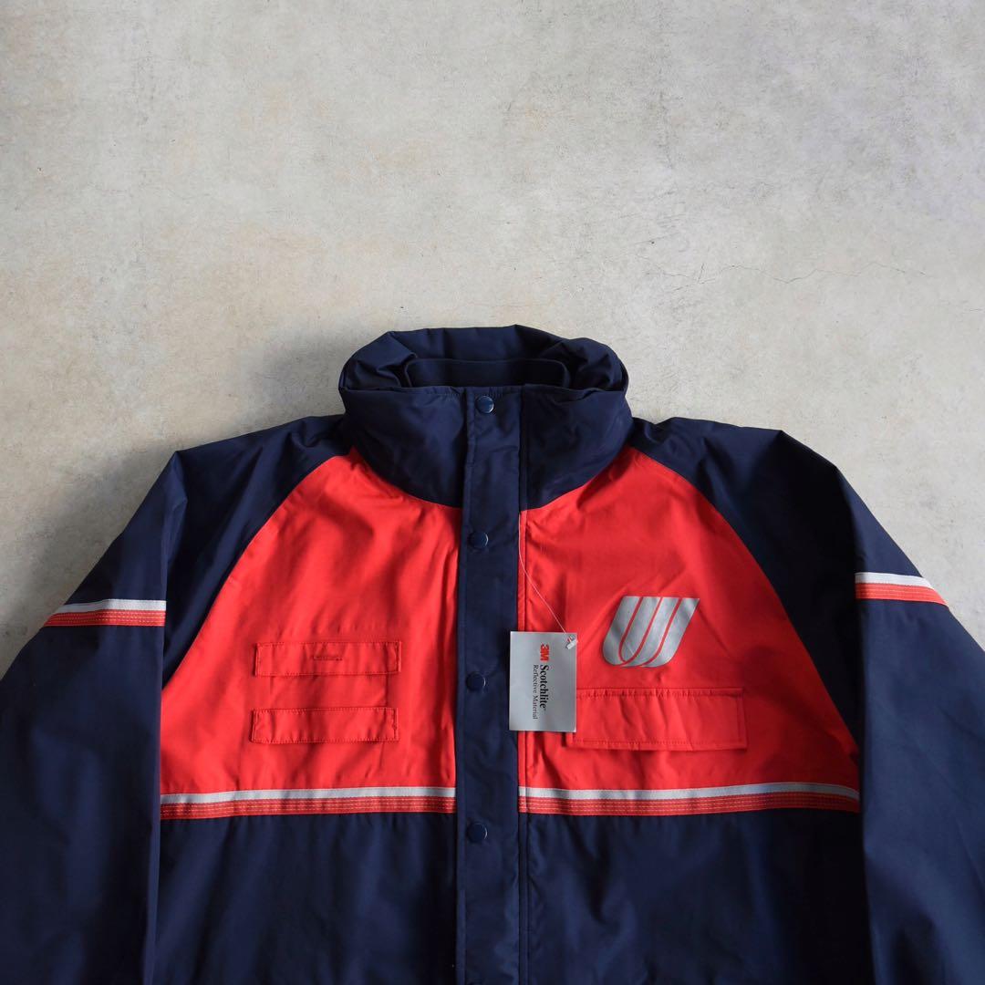 90s UNITED ユナイテッド航空 ナイロンジャケット 企業物 未使用 L