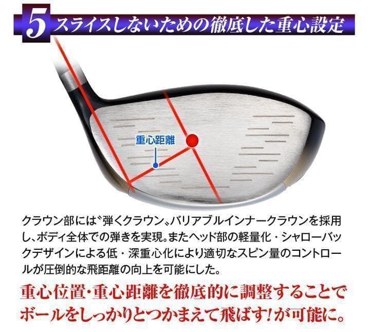 【左 レフティ ヘッド】高反発最安値！ワークスゴルフ マキシマックス プレミア2