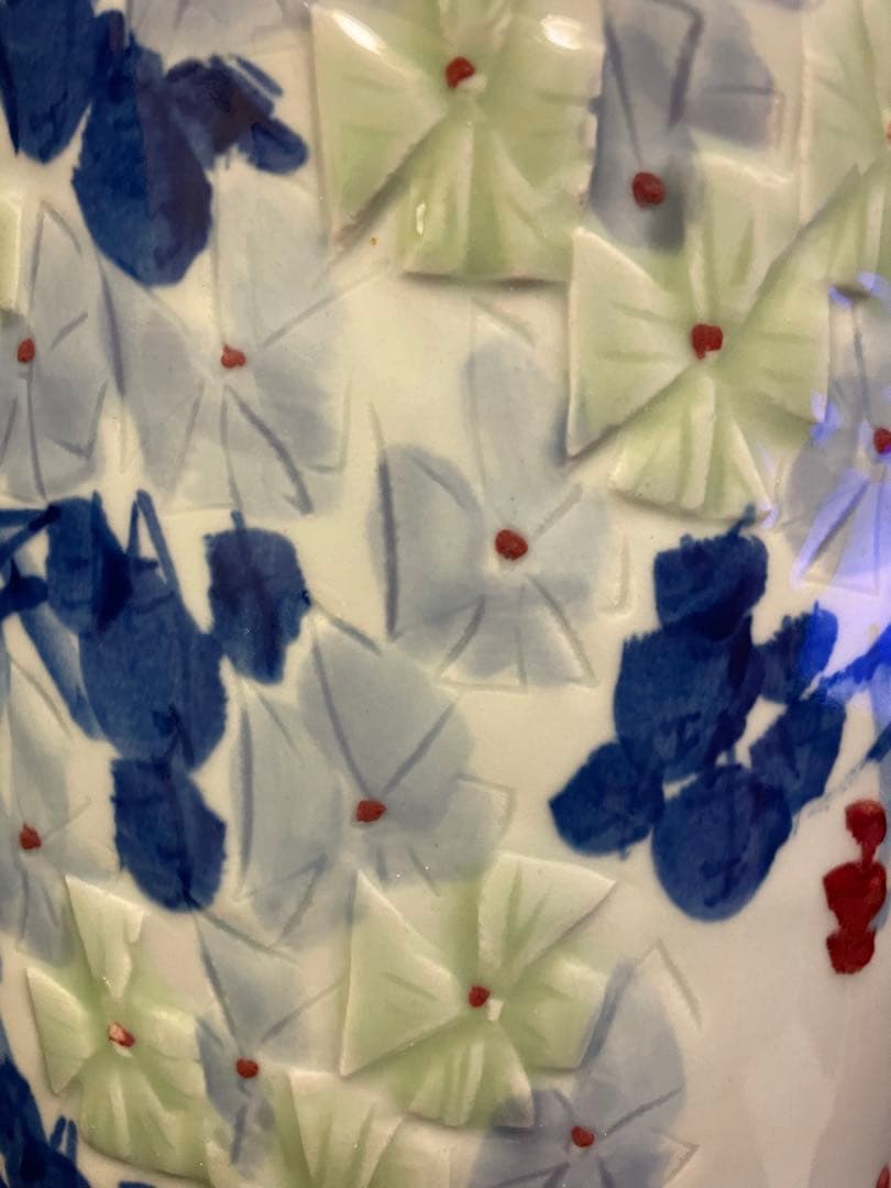 大人気　特大　69cm 景徳鎮　美術工芸　飾壺　花瓶　陶磁器 中国美術品