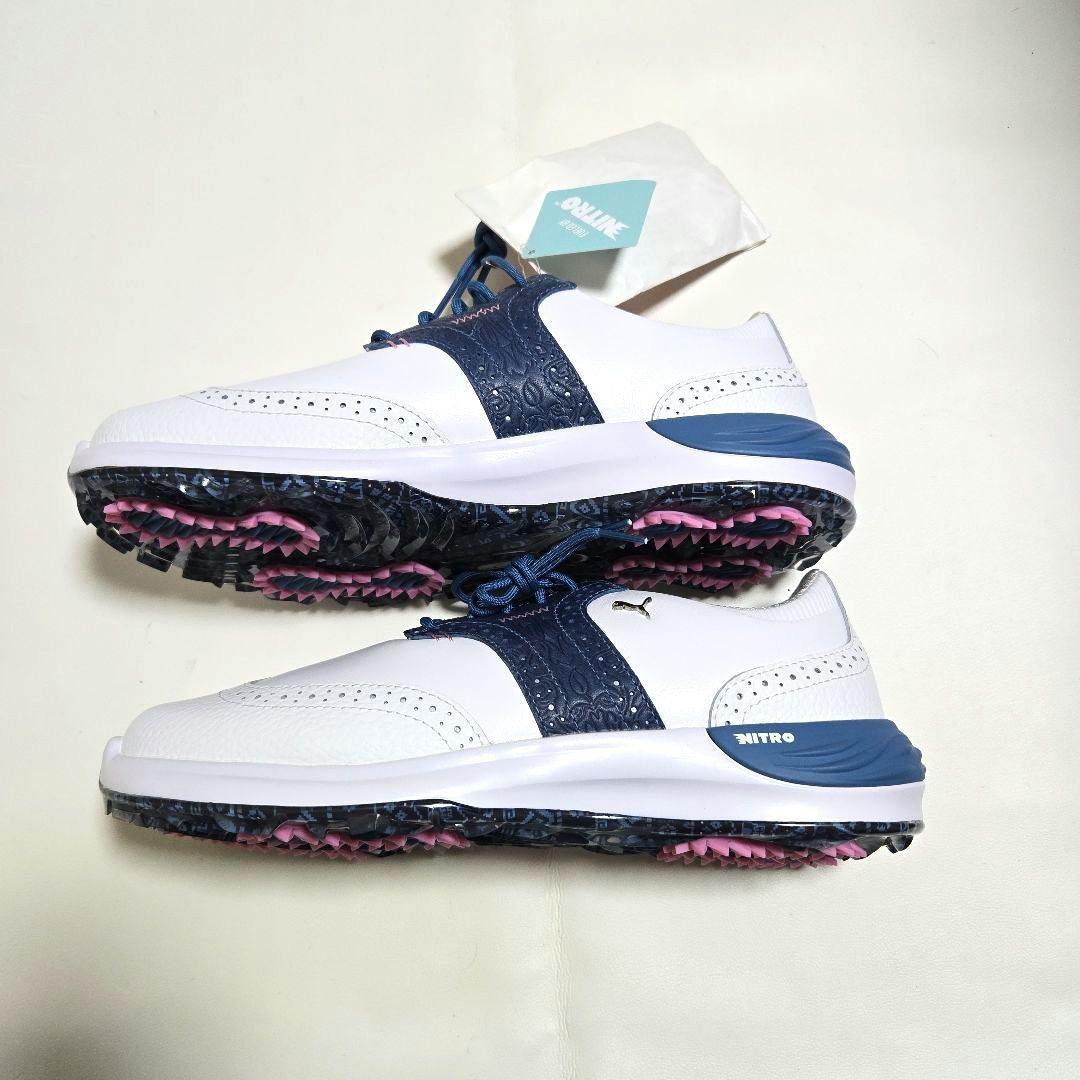 【新品】プーマゴルフ ファントムキャット ニトロフェアアイルシューズ 25.5㌢