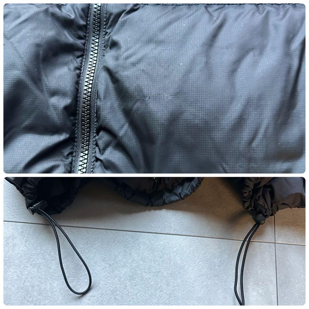 XXL 肉厚 ノースフェイス ヌプシ ダウンジャケット 700フィル 黒 メンズ