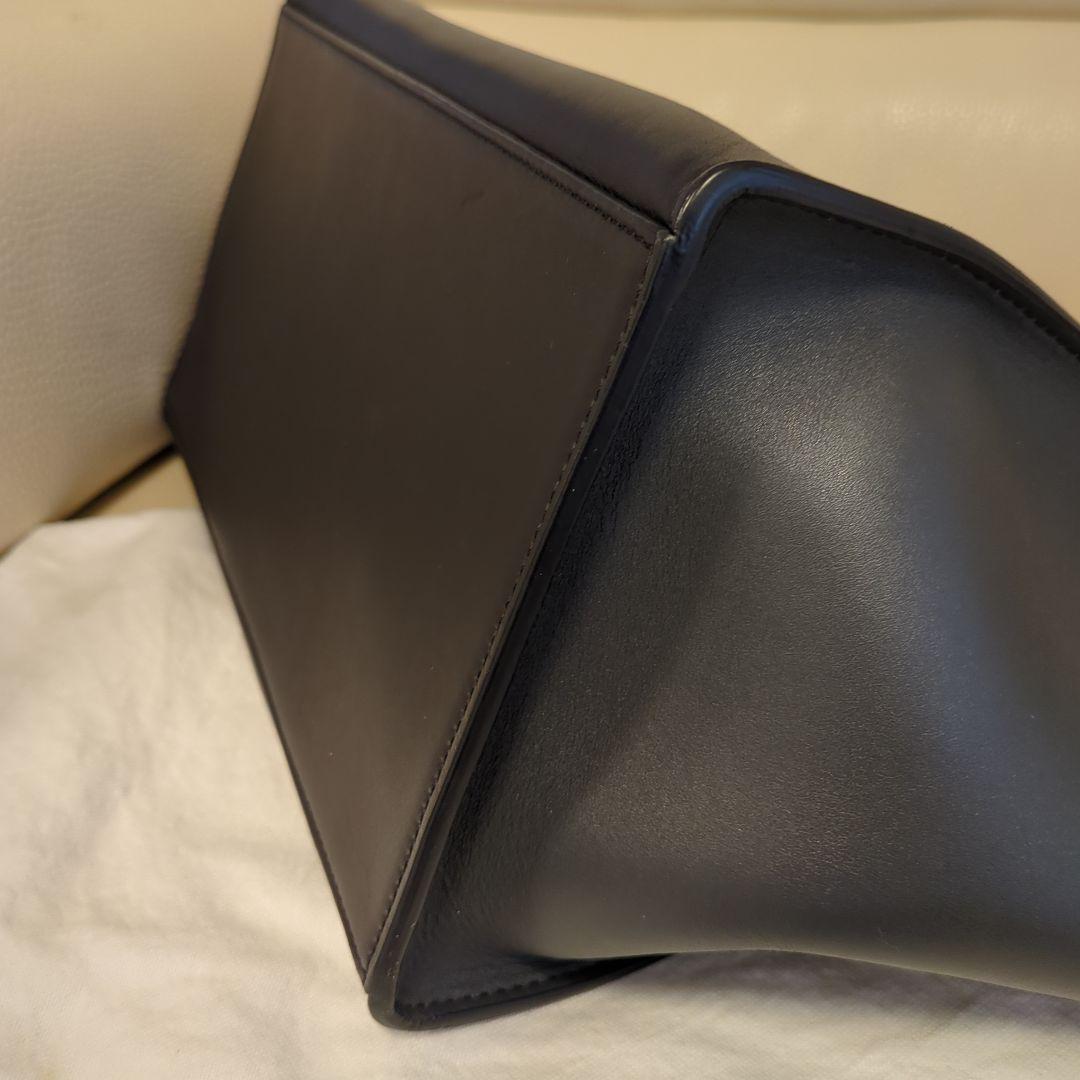 ✨美品✨セリーヌトラペラーズレザースエード２wayバッグ　ＢＬＡＣＫ！