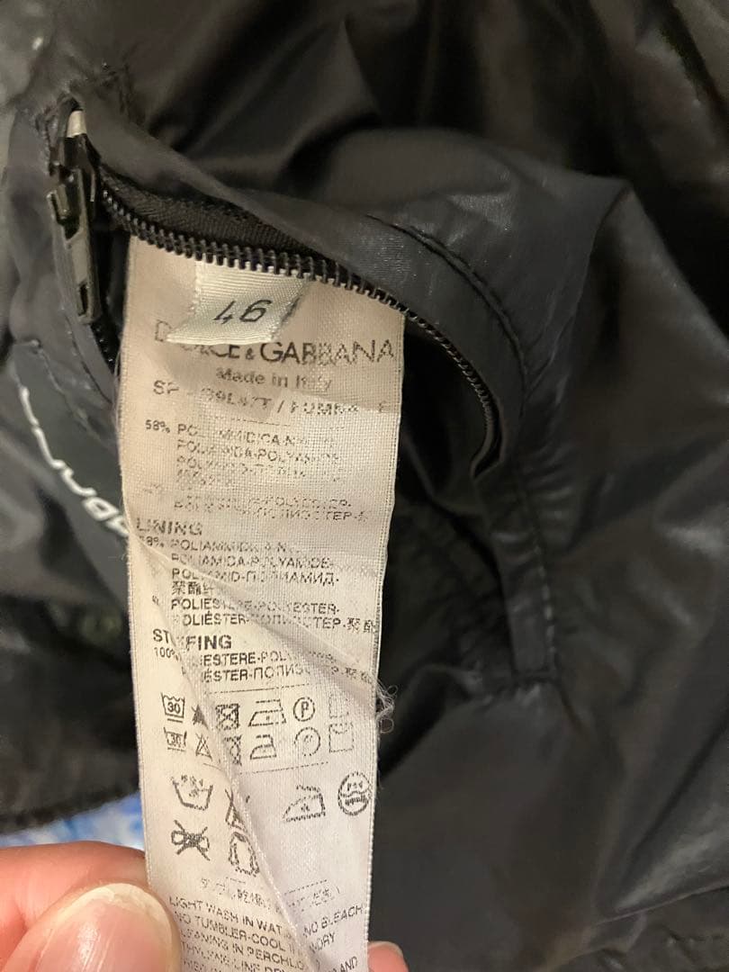 Dolce & Gabbana ブラックダウンジャケット