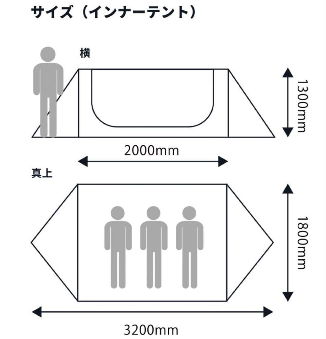 CHUMS A-Frame Tent + Ground Sheet セット