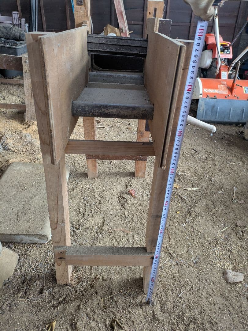 稲藁　裁断機　古道具　アンティーク　手動木工機械　農具