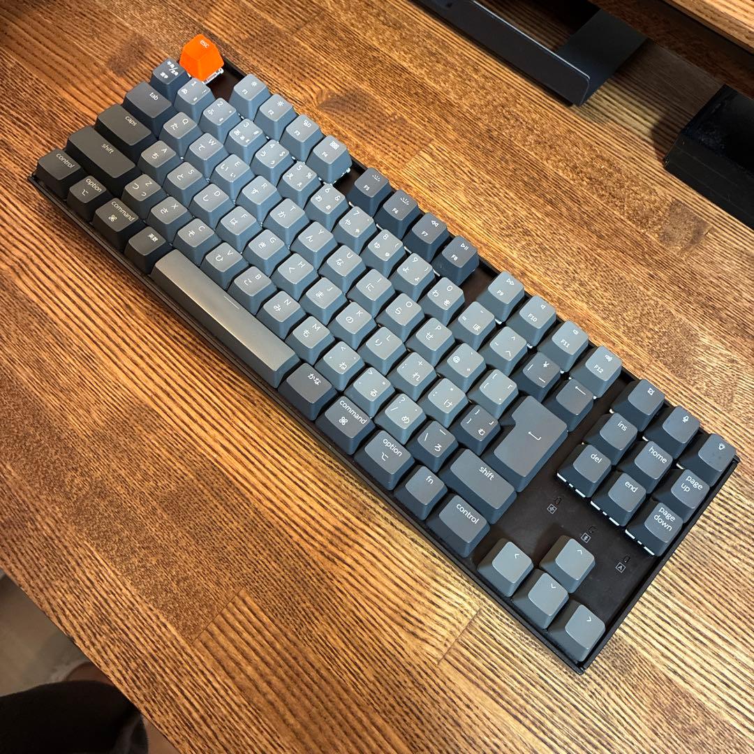 keychron K8 日本語配列 茶軸 White LED 樹脂フレーム