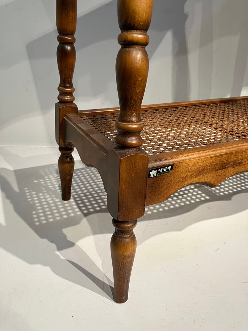 オールド、カリモク、サイドテーブル、レトロ、ジャパニーズモダン、キツツキ、旧ロゴ