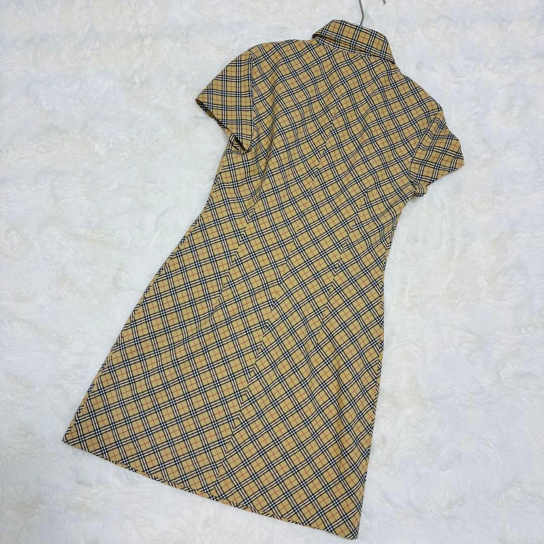 BURBERRY BLUE LABEL ノバチェック シャツワンピース 38 M