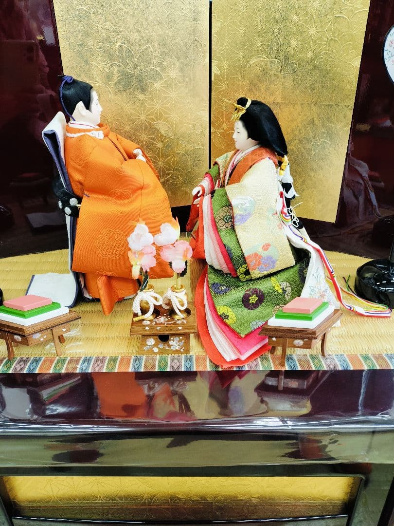収納雛人形　親王飾り