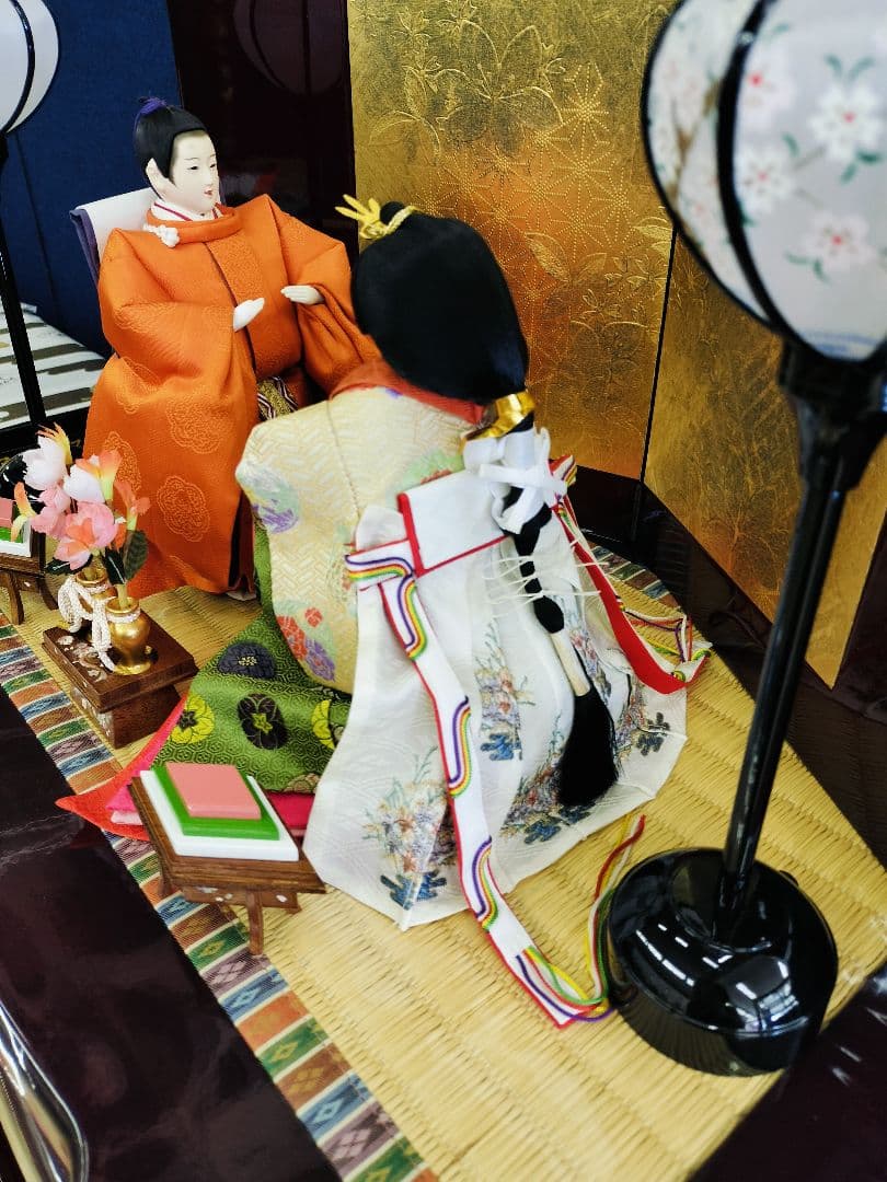 収納雛人形　親王飾り
