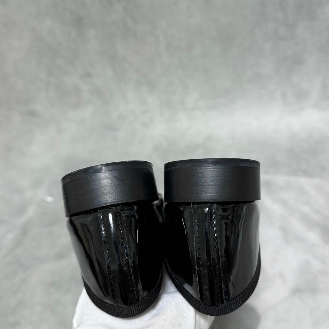 極美品 レペット マイケル ローファー エナメル 黒 36.5 23 フラット