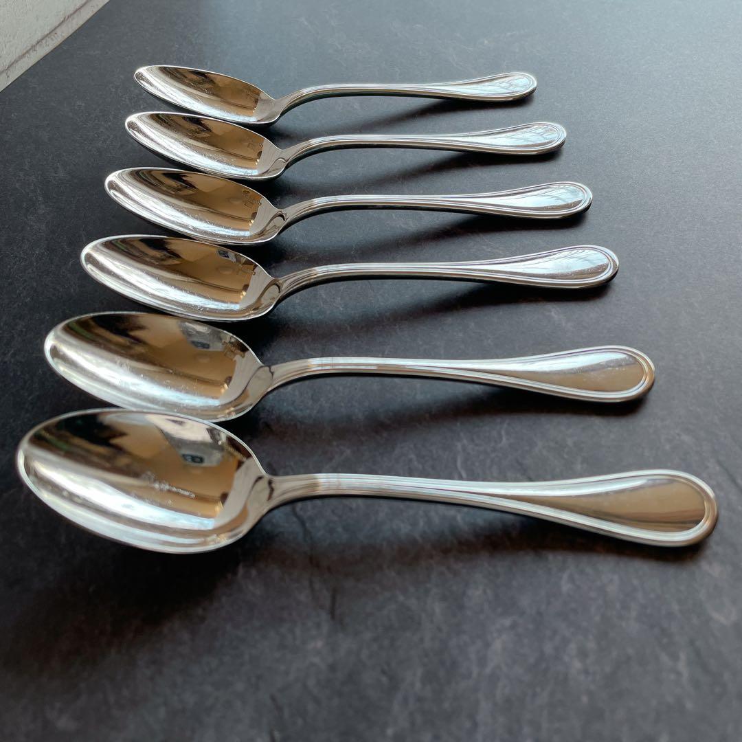 クリストフル コーヒースプーン アルビ シルバーコーティング　6本セット