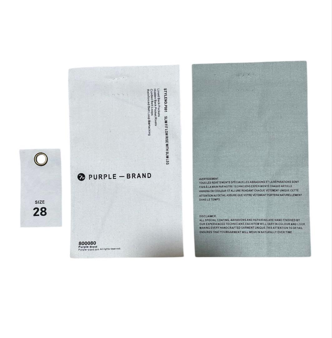 purple brand デニム 28