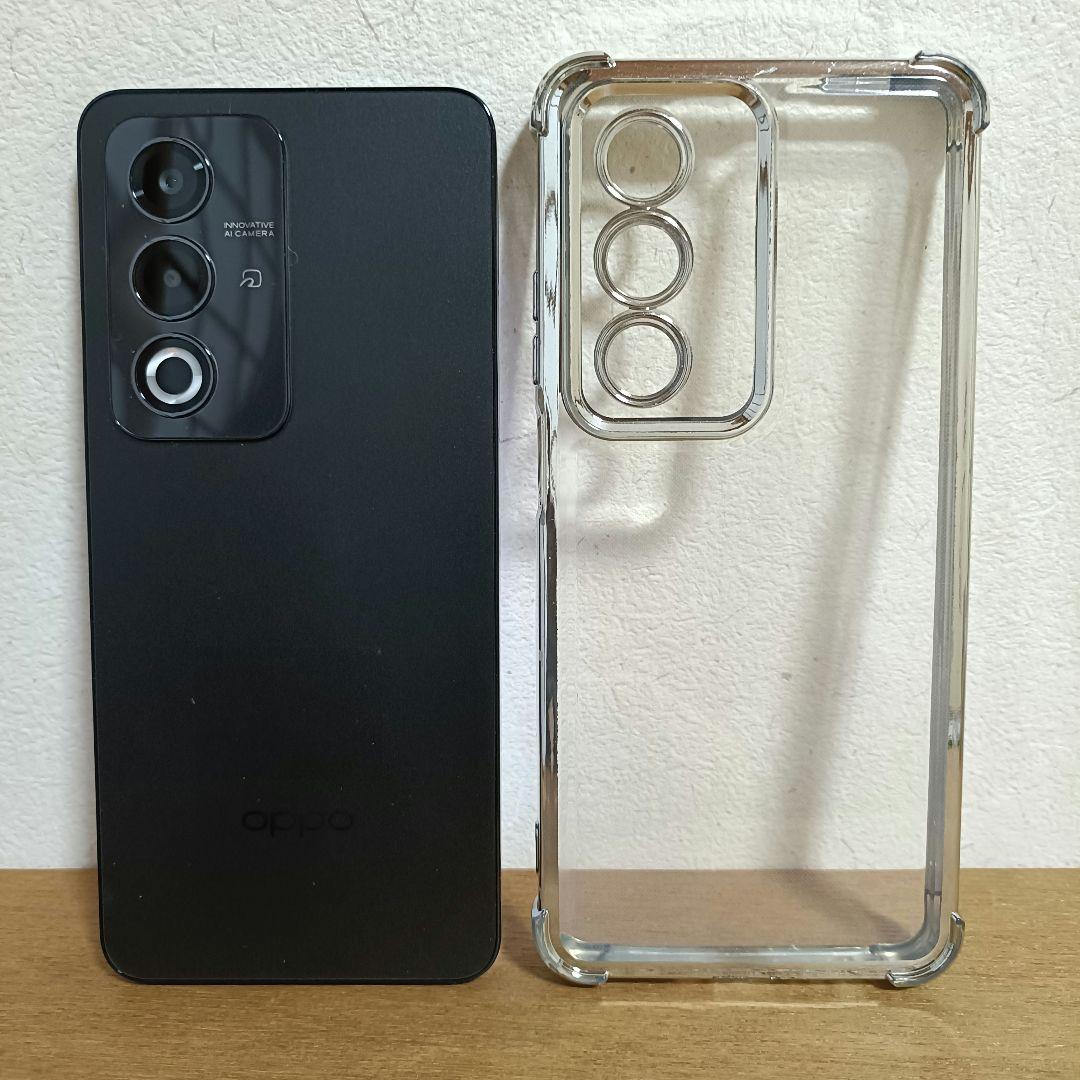 OPPO A3 5G 本体 ブラック ケース、画面保護シート付き※箱無し