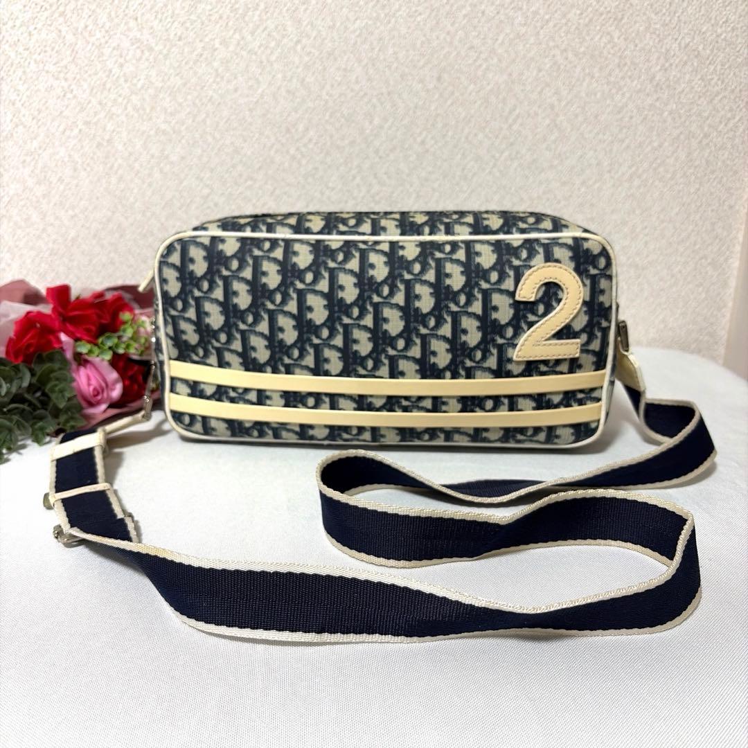 Christian Dior ディオール トロッター柄 ナンバー2 ショルダー
