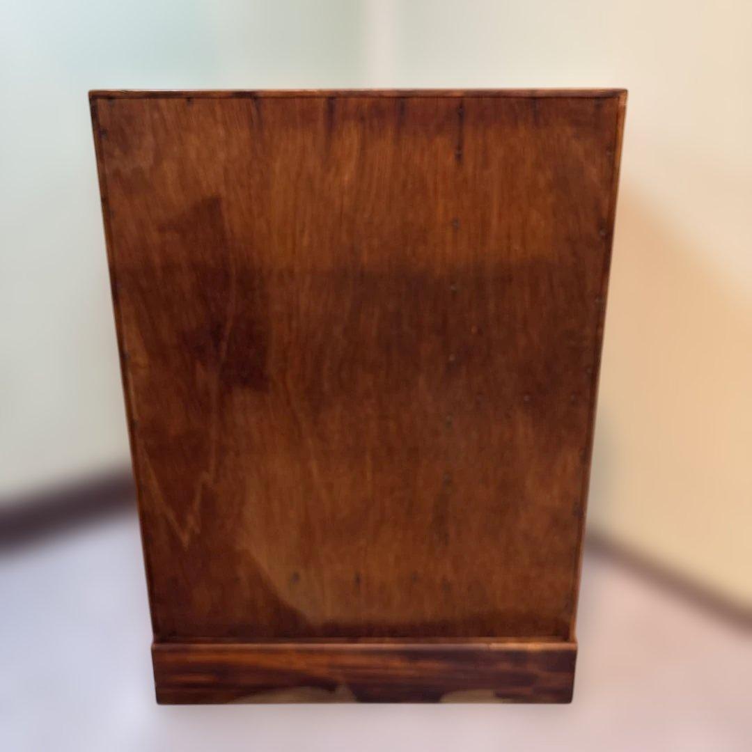 【最終値下げ】アンティーク　木製レコードラック｜ウッドラック　古家具　レコード